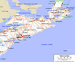 Karte von Nova Scotia