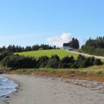 Blick von der Bucht zum Haus hoch